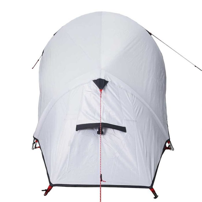 vidaXL Tunneltelt for camping 2 personer hvit blendingsstoff vanntett