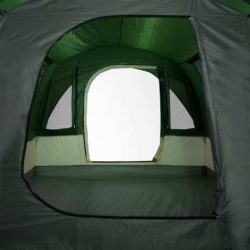 vidaXL Tunneltelt for camping 3 personer grønn vanntett