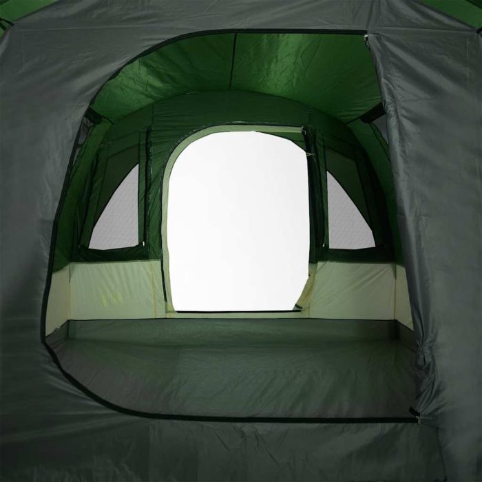 vidaXL Tunneltelt for camping 3 personer grønn vanntett