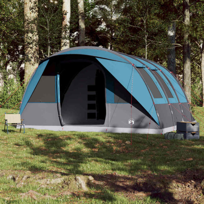 vidaXL Tunneltelt for camping 7 personer blå vanntett