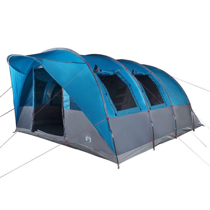 vidaXL Tunneltelt for camping 7 personer blå vanntett