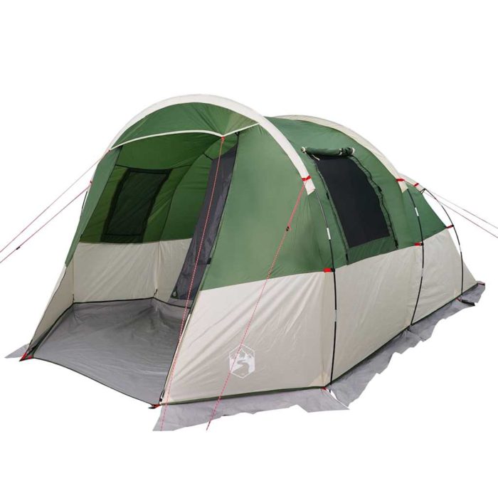 vidaXL Tunneltelt for camping 4 personer grønn vanntett