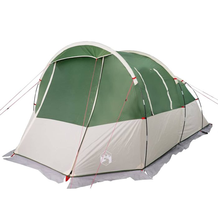 vidaXL Tunneltelt for camping 4 personer grønn vanntett
