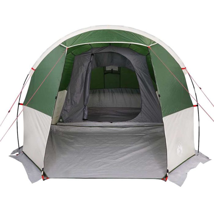 vidaXL Tunneltelt for camping 4 personer grønn vanntett