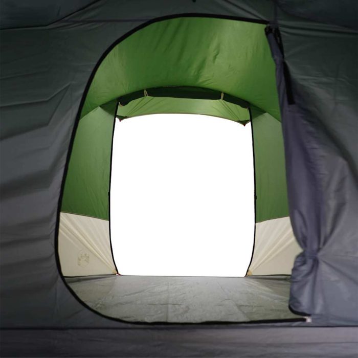 vidaXL Tunneltelt for camping 4 personer grønn vanntett