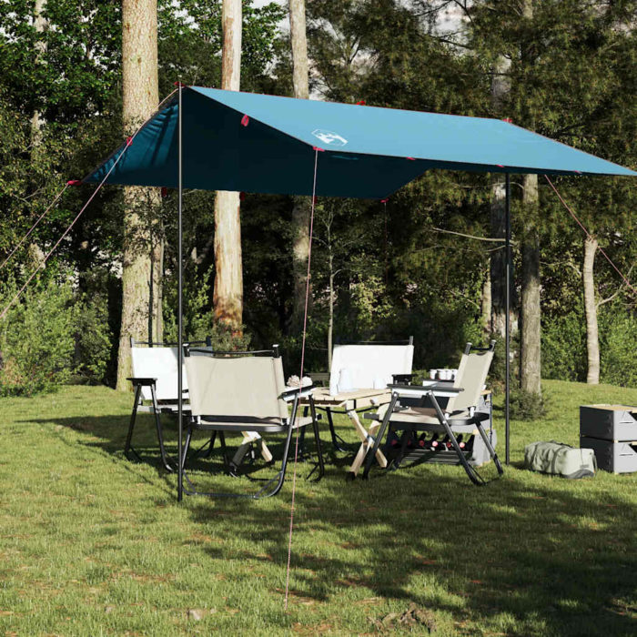 vidaXL Campingpresenning blå 300×294 cm vanntett