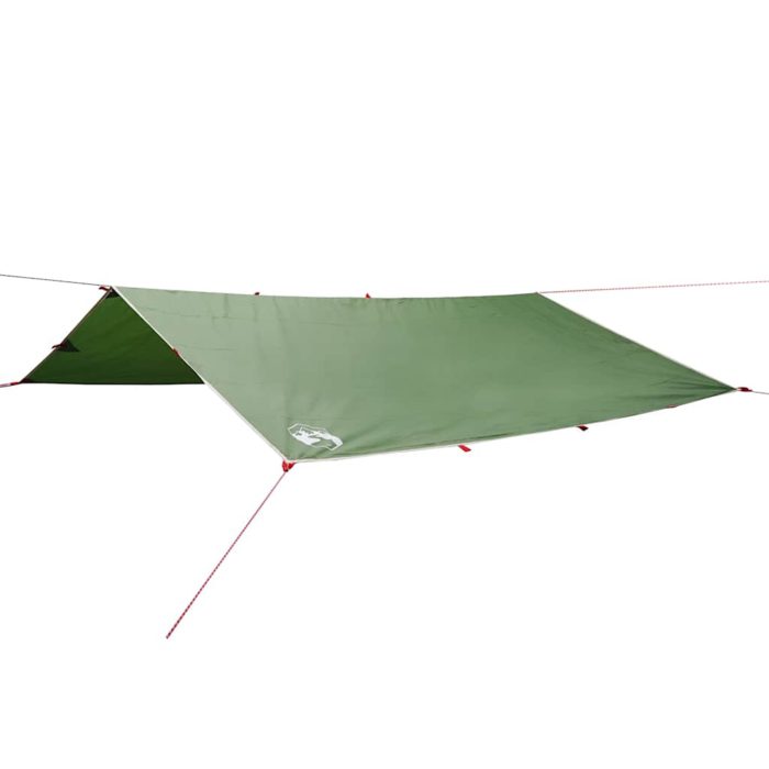 vidaXL Campingpresenning grønn 360×294 cm vanntett