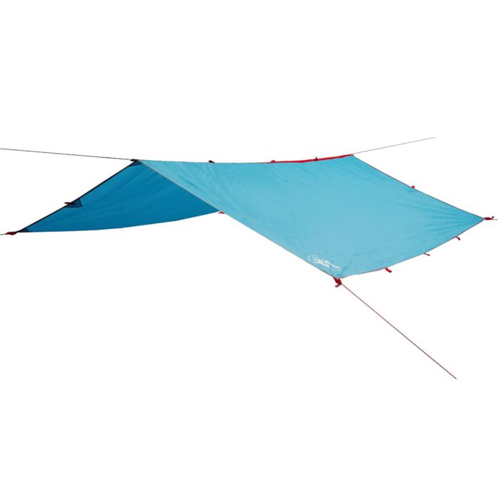 vidaXL Campingpresenning blå 400×294 cm vanntett