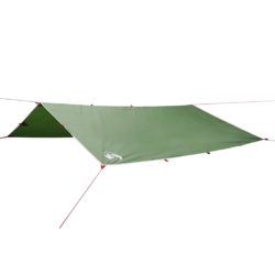 vidaXL Campingpresenning grønn 400×294 cm vanntett