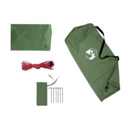 vidaXL Campingpresenning grønn 400×294 cm vanntett
