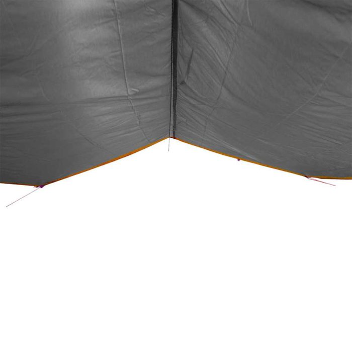 vidaXL Campingpresenning grå og oransje 500×294 cm vanntett
