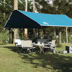 vidaXL Campingpresenning blå 420×440 cm vanntett