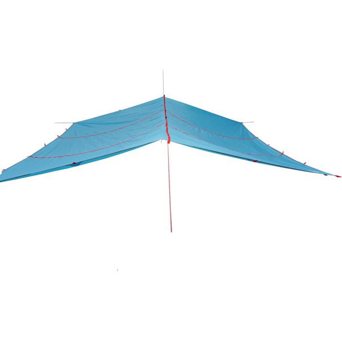 vidaXL Campingpresenning blå 420×440 cm vanntett