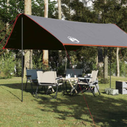 vidaXL Campingpresenning oransje 430x380x210 cm vanntett