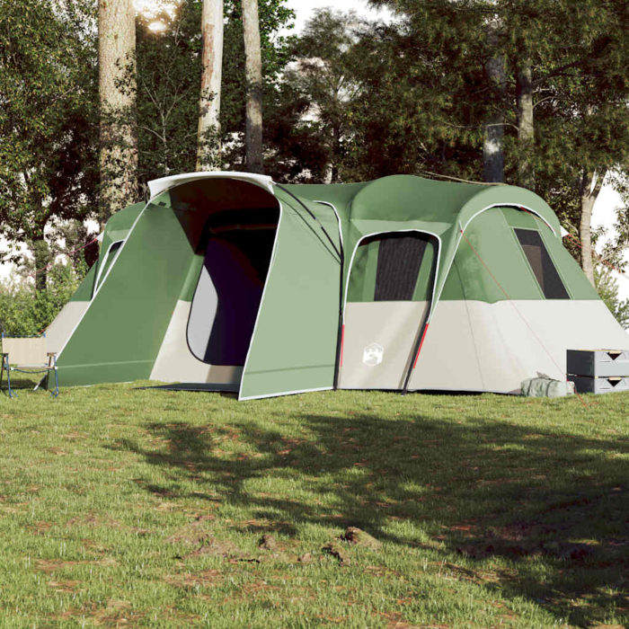 vidaXL Tunneltelt for camping 16 personer grønn vanntett