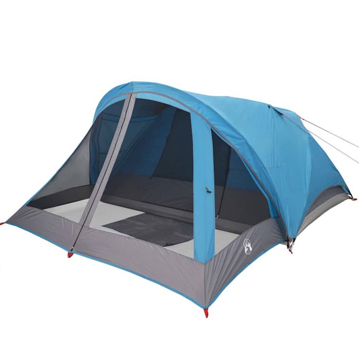 vidaXL Campingtelt 4 personer blå vanntett