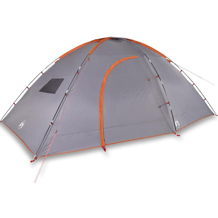 vidaXL Tunneltelt for camping 8 personer oransje vanntett
