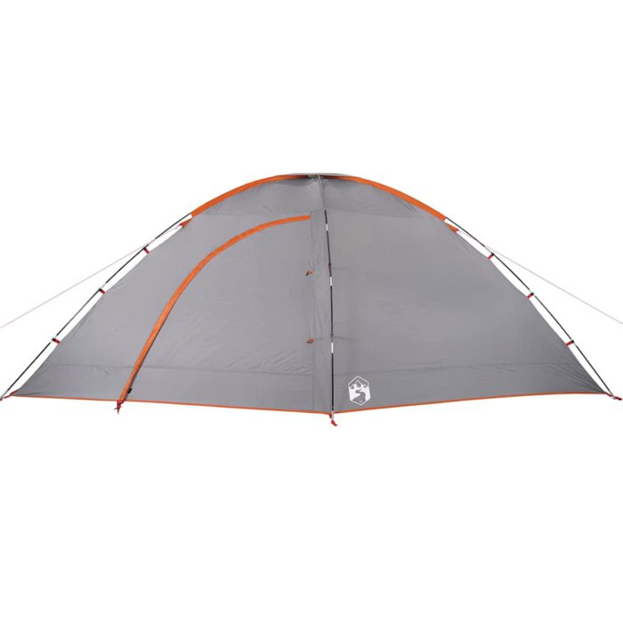 vidaXL Tunneltelt for camping 8 personer oransje vanntett