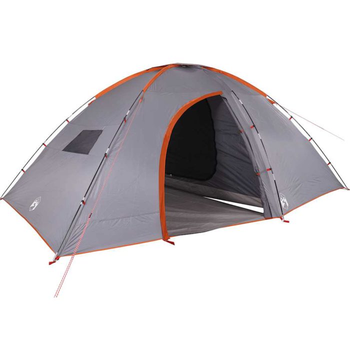 vidaXL Tunneltelt for camping 8 personer oransje vanntett