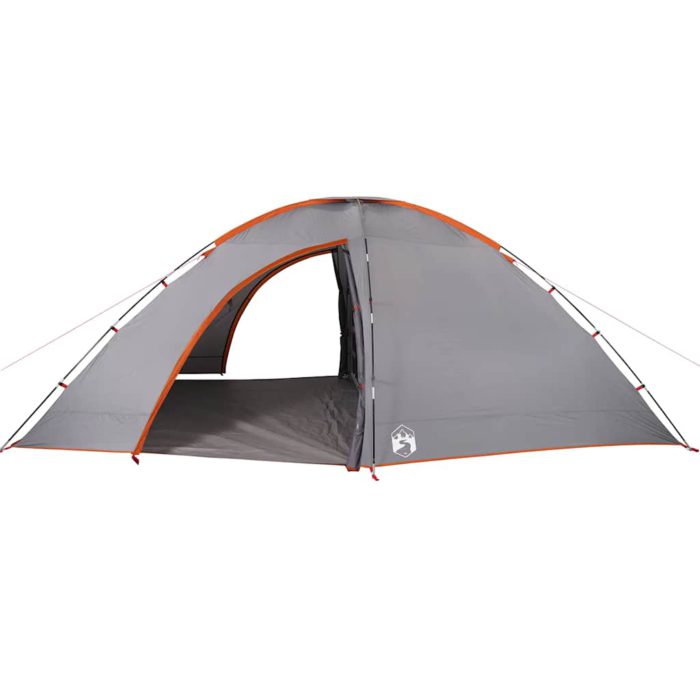 vidaXL Tunneltelt for camping 8 personer oransje vanntett