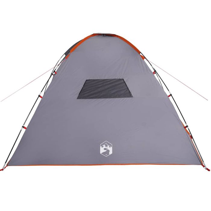 vidaXL Tunneltelt for camping 8 personer oransje vanntett