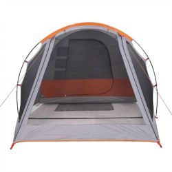 vidaXL Tunneltelt for camping 4 personer grå vanntett