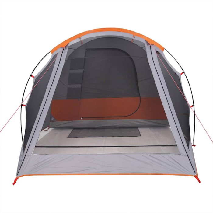vidaXL Tunneltelt for camping 4 personer grå vanntett