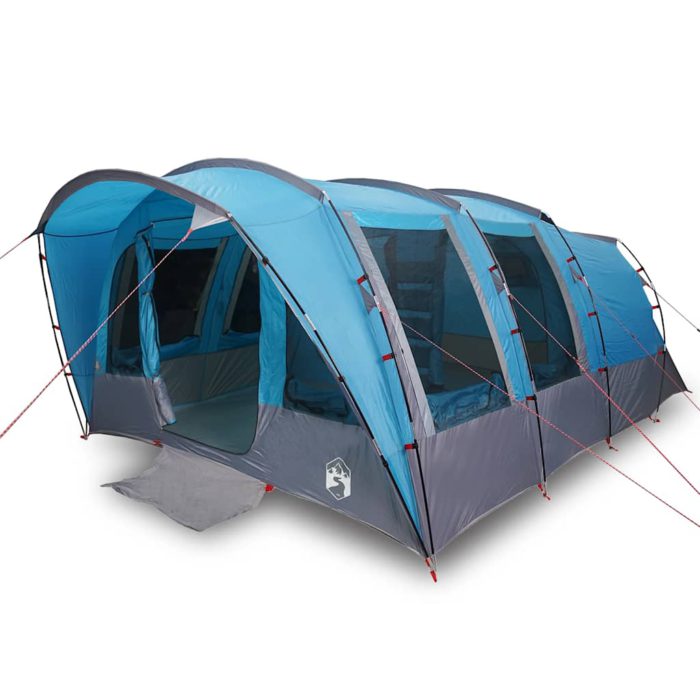 vidaXL Tunneltelt for camping 8 personer blå vanntett