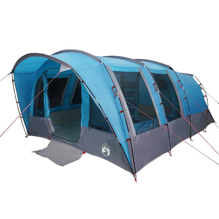 vidaXL Tunneltelt for camping 8 personer blå vanntett