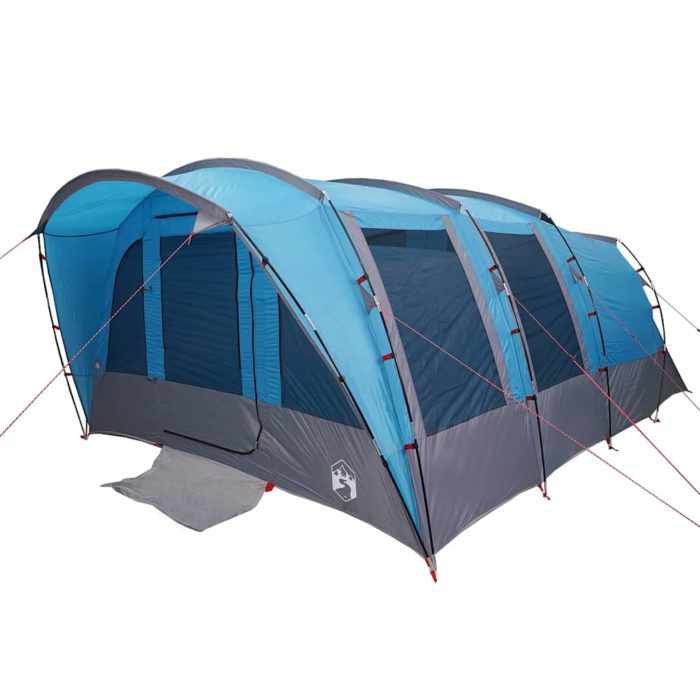 vidaXL Tunneltelt for camping 8 personer blå vanntett