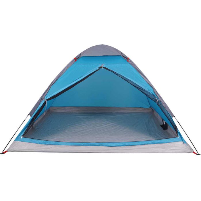 vidaXL Kuppeltelt for camping 1 person blå vanntett