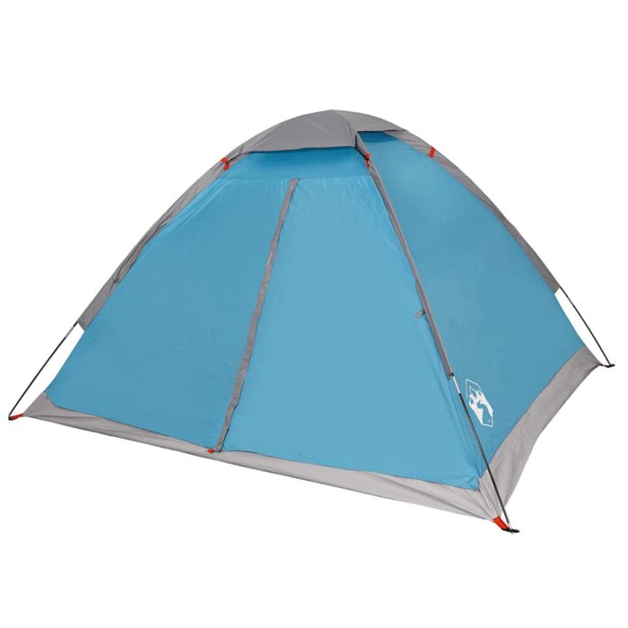 vidaXL Kuppeltelt for camping 1 person blå vanntett