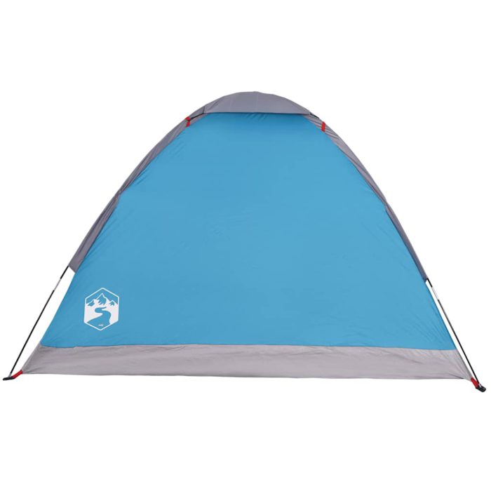 vidaXL Kuppeltelt for camping 1 person blå vanntett