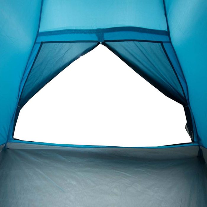 vidaXL Kuppeltelt for camping 1 person blå vanntett