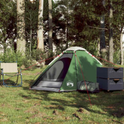 vidaXL Kuppeltelt for camping 2 personer grønn vanntett