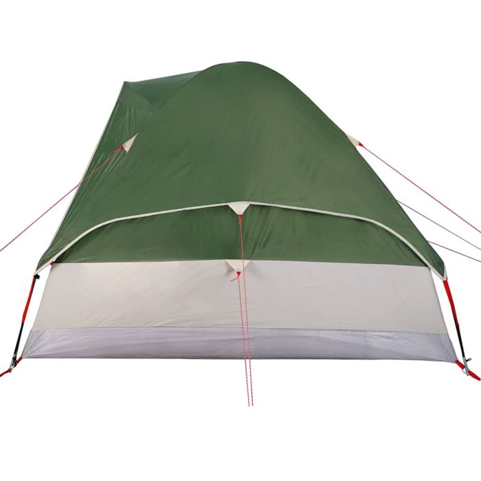 vidaXL Kuppeltelt for camping 4 personer grønn vanntett