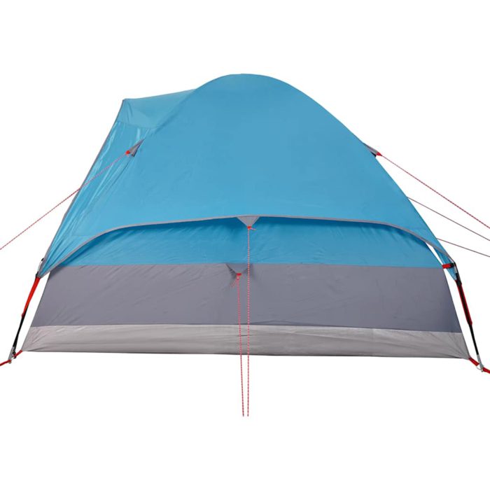 vidaXL Kuppeltelt for camping 6 personer blå vanntett