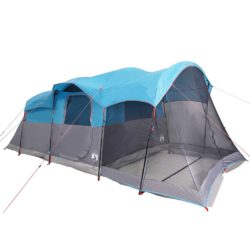 vidaXL Tunneltelt for camping 8 personer blå vanntett