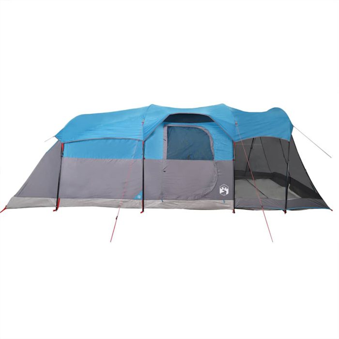 vidaXL Tunneltelt for camping 8 personer blå vanntett