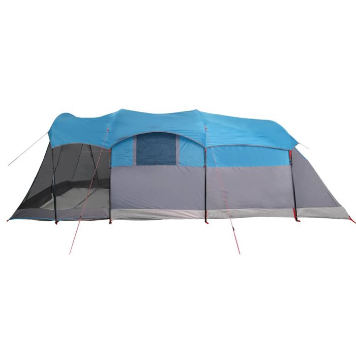 vidaXL Tunneltelt for camping 8 personer blå vanntett