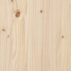 vidaXL Sandkasse med lokk 111x111x19,5 cm heltre furu