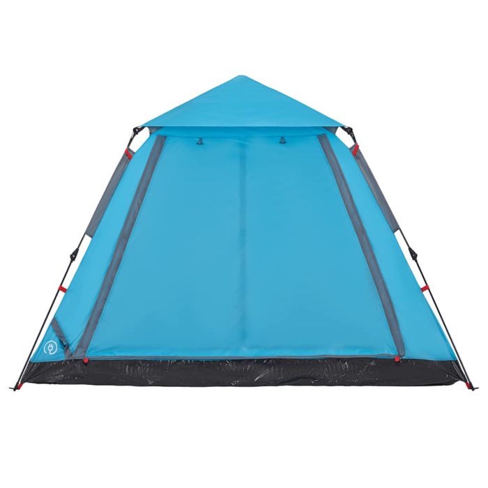 vidaXL Campingtelt 3 personer blå hurtigutløser