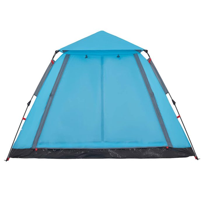 vidaXL Campingtelt 3 personer blå hurtigutløser
