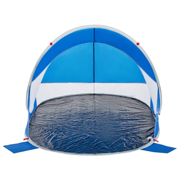 vidaXL Strandtelt azurblå pop-up vanntett