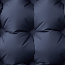 vidaXL Selvoppblåsende campingmadrass med pute for 1 person grå