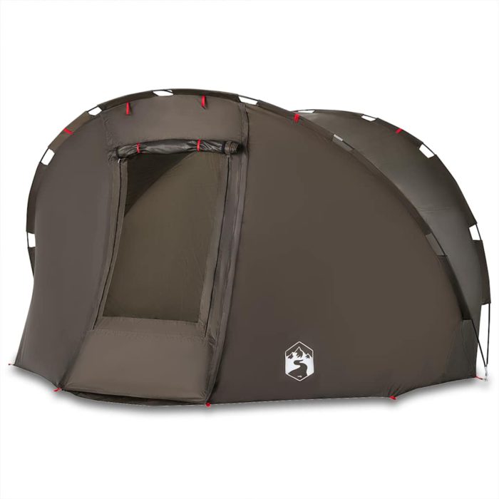 vidaXL Campingtelt 5 personer brun vanntett