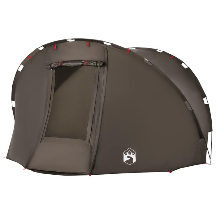 vidaXL Campingtelt 5 personer brun vanntett