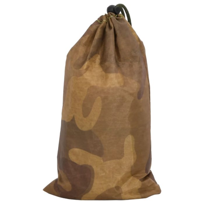 vidaXL Kamuflasjenett med oppbevaringspose 410×285 cm sand