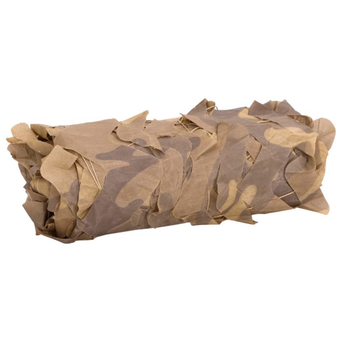 vidaXL Kamuflasjenett med oppbevaringspose 721×294 cm sand