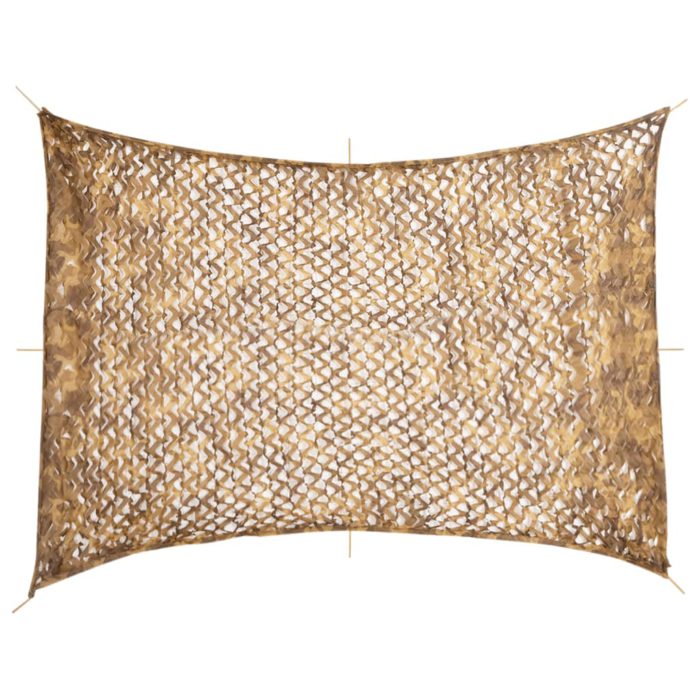 vidaXL Kamuflasjenett med oppbevaringspose 516×400 cm sand